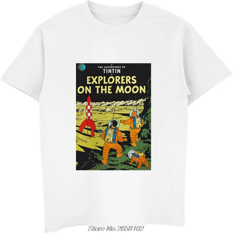 Tintin T-shirt men summer t-shirt boy print tshirt anime t shirt brand clothing white color tops tees harajuku streetwear
Tintin T-shirt men summer t-shirt boy print tshirt anime t shirt brand clothing white color tops tees harajuku streetwear