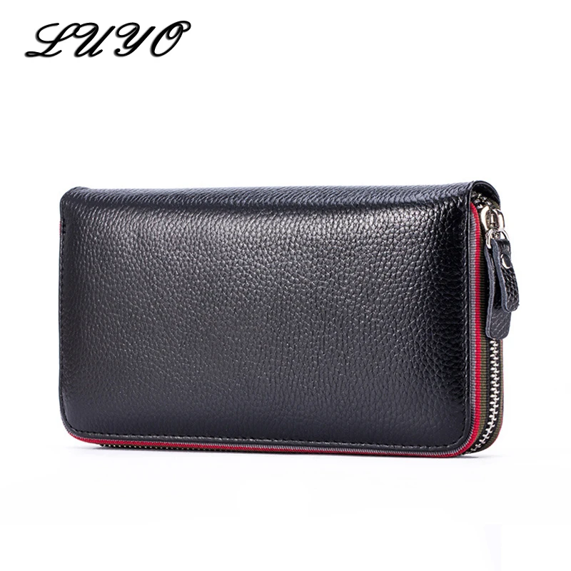 LUYO Genuine Leather Casual Wallet Female Holdings Women Carteira Feminina Card Holder Womens Wallets And Purses Pocket Handy
LUYO Genuine Leather Casual Wallet Female Holdings Women Carteira Feminina Card Holder Womens Wallets And Purses Pocket Handy