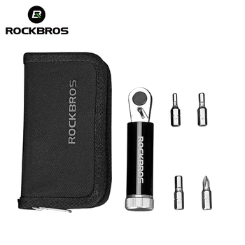 ROCKBROS Bicycle Repair Tools Kits Ratchet Wrench Built-in Cross Hexagonal 3/4/5 NM Torque Wrench Multi Repair Tools Sleeve
ROCKBROS Bicycle Repair Tools Kits Ratchet Wrench Built-in Cross Hexagonal 3/4/5 NM Torque Wrench Multi Repair Tools Sleeve