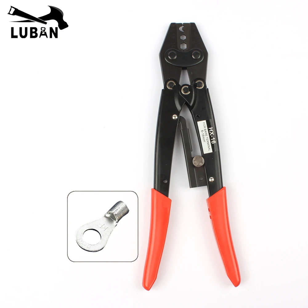 HX-16 JAPANESE STYLE CRIMPING PILER FOR terminal 6-16 mm2 CRIMPING PLIERS RATCHET crimping tools
HX-16 JAPANESE STYLE CRIMPING PILER FOR terminal 6-16 mm2 CRIMPING PLIERS RATCHET crimping tools