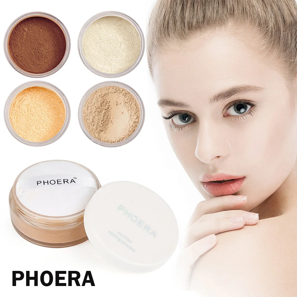 PHOERA Smooth Loose Powder Makeup Finishing Powder With Puff Oil-control Waterproof Cosmetic Puff For Face Finish Setting TSLM1
PHOERA Smooth Loose Powder Makeup Finishing Powder With Puff Oil-control Waterproof Cosmetic Puff For Face Finish Setting TSLM1
