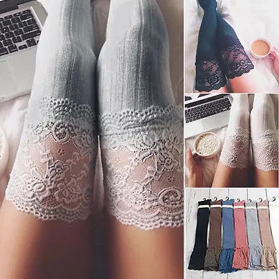 2018 Sexy Lace Stockings Women Thigh High Over Knee Socks Spring Summer Long Socks Fashion Girls Cotton Black Gray Stocking
2018 Sexy Lace Stockings Women Thigh High Over Knee Socks Spring Summer Long Socks Fashion Girls Cotton Black Gray Stocking