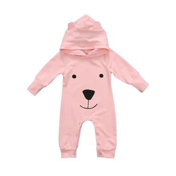 Pink white Sweet Newborn Infant Boys Girls Clothes cartoon ears Hooded Romper cotton Jumpsuit autumn winter warm baby Outfits 
Pink white Sweet Newborn Infant Boys Girls Clothes cartoon ears Hooded Romper cotton Jumpsuit autumn winter warm baby Outfits
