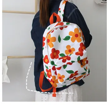 Korean Fashion Little Floral Print School Cute Backpack Women Preppy Style Literary Girl Kawaii Nylon Travel Shoulder Bag Pack
Korean Fashion Little Floral Print School Cute Backpack Women Preppy Style Literary Girl Kawaii Nylon Travel Shoulder Bag Pack