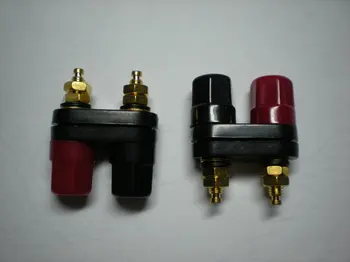 Banana Jack Gold Plated Dual Insulated Binding Post 41x34mm 30 pcs por lot
Banana Jack Gold Plated Dual Insulated Binding Post 41x34mm 30 pcs por lot