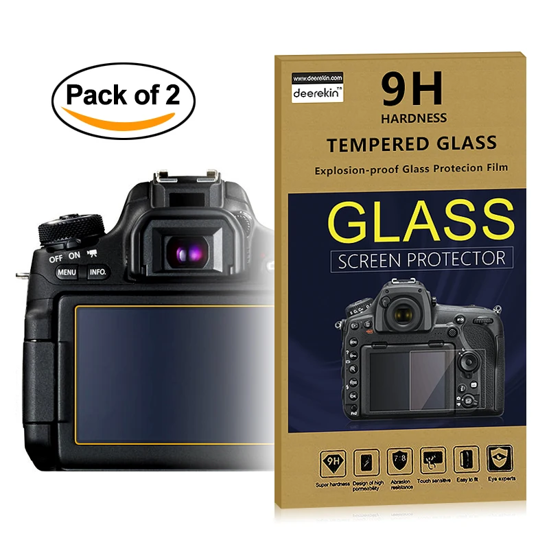 2x Glass LCD Screen Protector w/ Top LCD for Canon EOS R 70D 77D 80D 90D 700D 800D 750D 760D 6D 7D Mark II Rebel T5i T6i T6s T7i
2x Glass LCD Screen Protector w/ Top LCD for Canon EOS R 70D 77D 80D 90D 700D 800D 750D 760D 6D 7D Mark II Rebel T5i T6i T6s T7i