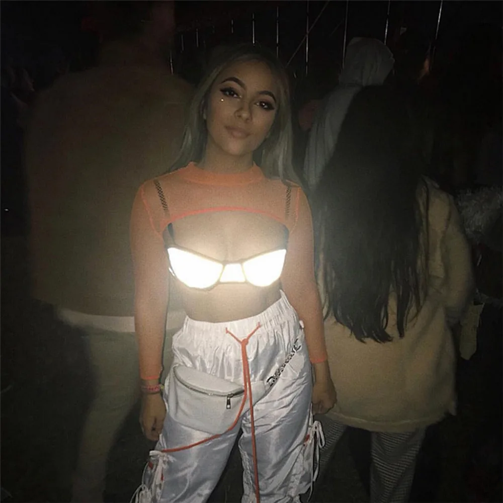 Sexy Night Reflective Buckles Festival Bra Women Sexy Push Up Lingerie Solid Underwear Bustier Crop Tops For Women
Sexy Night Reflective Buckles Festival Bra Women Sexy Push Up Lingerie Solid Underwear Bustier Crop Tops For Women
