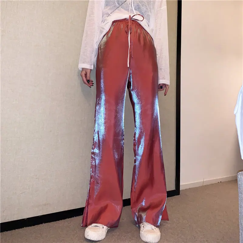 Alien Kitty 2019 Summer High Waist Casual Lace Up Side Split Wide Leg Pants Straight Solid Loose Full Length All Match Trousers
Alien Kitty 2019 Summer High Waist Casual Lace Up Side Split Wide Leg Pants Straight Solid Loose Full Length All Match Trousers