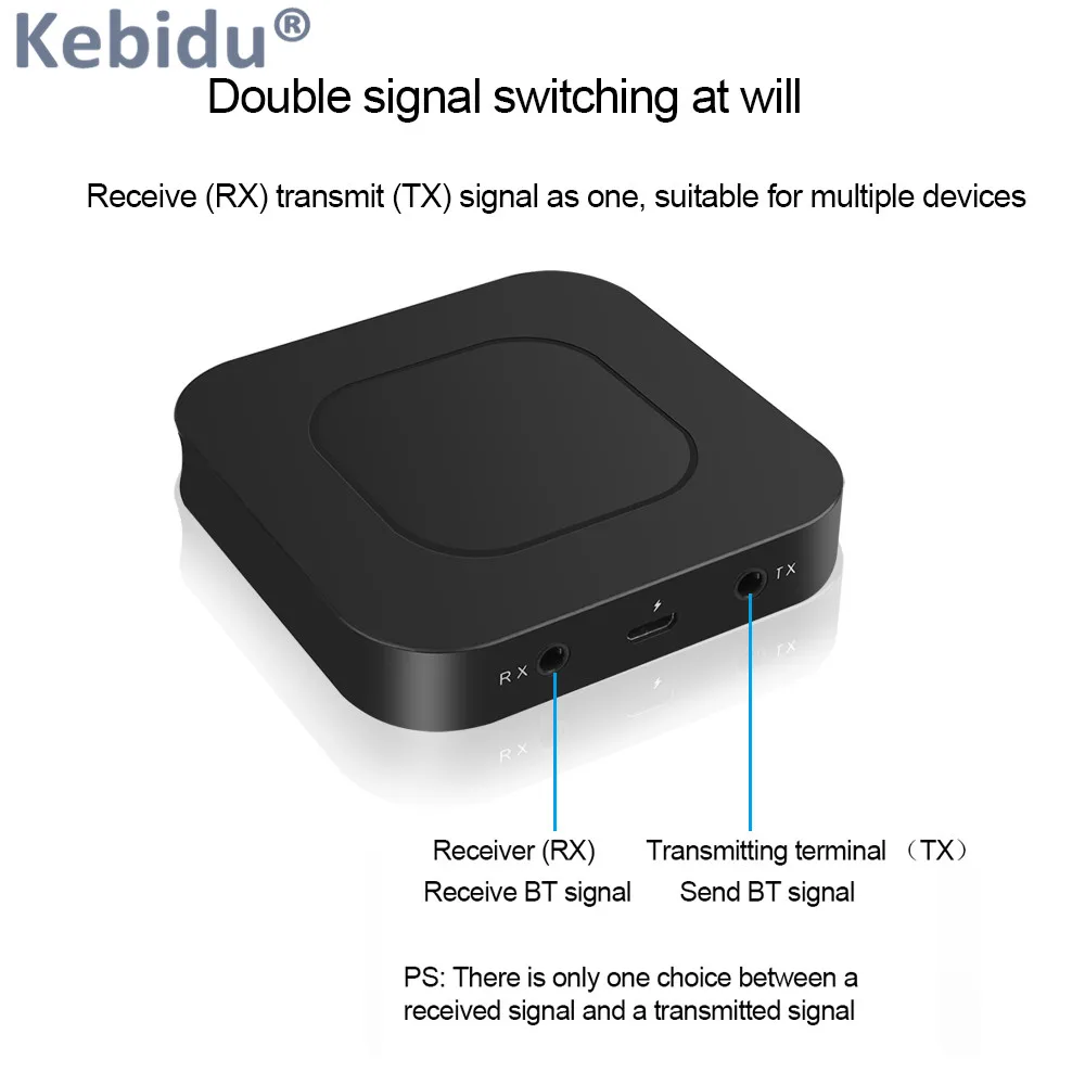 Kebidu Bluetooth Wireless 4.2 Receiver Transmitter Bt Audio Music Wireless Adapter 3.5mm 3.5 AUX Jack/SPDIF/RCA for TV PC Car
Kebidu Bluetooth Wireless 4.2 Receiver Transmitter Bt Audio Music Wireless Adapter 3.5mm 3.5 AUX Jack/SPDIF/RCA for TV PC Car