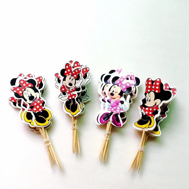 New 72pcs Cartoon Minnie Mouse Dancing Cupcake Toppers pick Kids Birthday Party Supplies wedding cake flag Decorations girl gift
New 72pcs Cartoon Minnie Mouse Dancing Cupcake Toppers pick Kids Birthday Party Supplies wedding cake flag Decorations girl gift