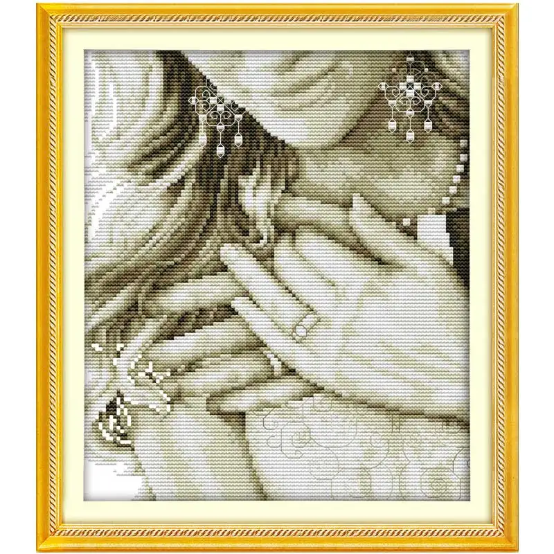 Wedding ring bride Patterns Counted Cross Stitch 11CT 14CT Cross Stitch Set Wholesale Cross-stitch Kit Embroidery Needlework
Wedding ring bride Patterns Counted Cross Stitch 11CT 14CT Cross Stitch Set Wholesale Cross-stitch Kit Embroidery Needlework