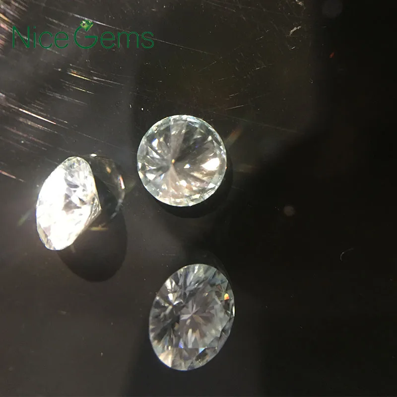 NiceGems 8mm Slight Blue Moissanite Loose Stone Diamond Equivalent Weight 2ct Moissanite Diamond for Jewellery Making
NiceGems 8mm Slight Blue Moissanite Loose Stone Diamond Equivalent Weight 2ct Moissanite Diamond for Jewellery Making