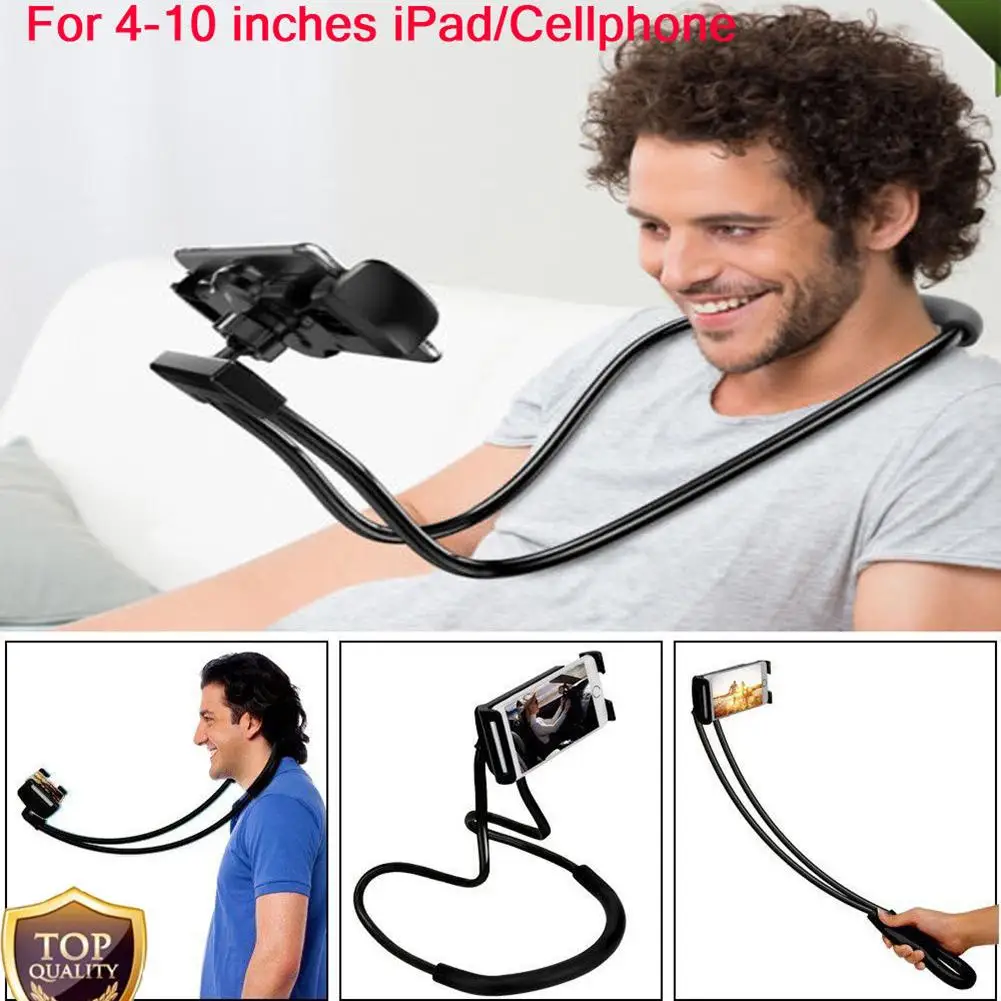 New Universal Multi-Function Neck Hanging Desk Top Bed Phone Stand Holder Bracket
New Universal Multi-Function Neck Hanging Desk Top Bed Phone Stand Holder Bracket
