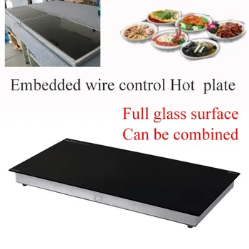 SCHOTT Glass Embedded Wire Control Hot Plate can be combined Rectangular Warming board Thermal insulation board furnace for meal
SCHOTT Glass Embedded Wire Control Hot Plate can be combined Rectangular Warming board Thermal insulation board furnace for meal