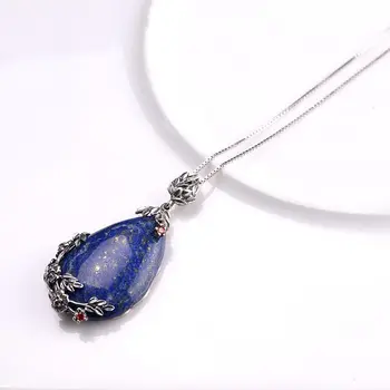 FNJ Lapis Lazuli Flower Pendant 925 Silver Original Pure S925 Sterling Silver Pendants for Jewelry Making Women Red Zircon 
FNJ Lapis Lazuli Flower Pendant 925 Silver Original Pure S925 Sterling Silver Pendants for Jewelry Making Women Red Zircon