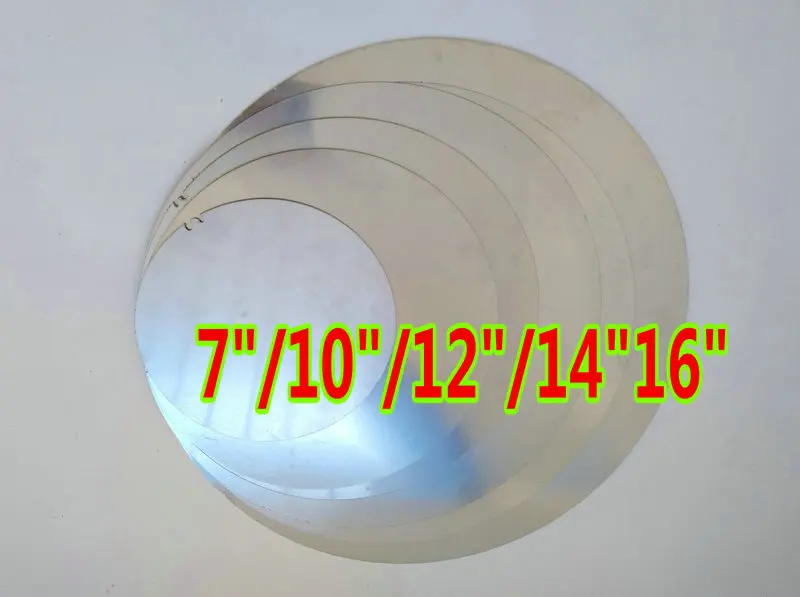 2mm Aluminum 3003 Blank Round plates 7"/10"/12"/14"/16" inch Disc Circle Flat Sheet DIA 180/250/280/350/400mm
2mm Aluminum 3003 Blank Round plates 7"/10"/12"/14"/16" inch Disc Circle Flat Sheet DIA 180/250/280/350/400mm