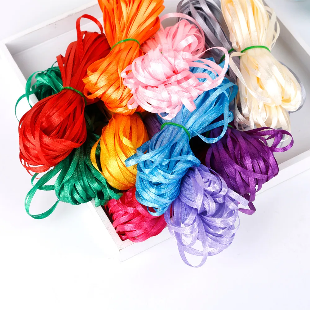 3mm 25 Yards Cheap Satin Ribbons For Craft Sewing Fabric Christmas Wedding Supplies Party Decoration Gift Wrap Handmade
3mm 25 Yards Cheap Satin Ribbons For Craft Sewing Fabric Christmas Wedding Supplies Party Decoration Gift Wrap Handmade