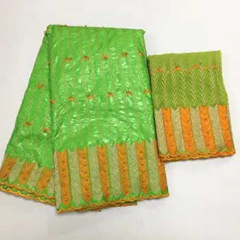 2018 Green Orange African Bazin Riche Lace Fabric With beads For Sewing Embroidered Bazin Riche Getzner Fabric 5yards + 2yards
2018 Green Orange African Bazin Riche Lace Fabric With beads For Sewing Embroidered Bazin Riche Getzner Fabric 5yards + 2yards