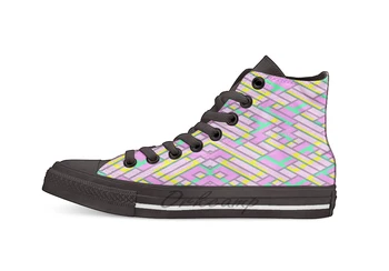 Geometric Lanes (Glam Pink Yellow Teal) Design breathable Casual High Top lace-up Canvas shoes sneakers For Drop shipping
Geometric Lanes (Glam Pink Yellow Teal) Design breathable Casual High Top lace-up Canvas shoes sneakers For Drop shipping