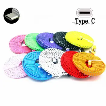 500pcs/lot 2m Flat Fabric Braided Type C cable Accessory Bundles For Samsung note 7 Nokia N1 For Macbook OnePlus 2 ZUK Z1
500pcs/lot 2m Flat Fabric Braided Type C cable Accessory Bundles For Samsung note 7 Nokia N1 For Macbook OnePlus 2 ZUK Z1