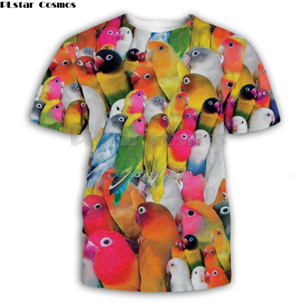 PLstar Cosmos Drop shipping Fashion Men 3D t shirt Animal Parrot 3D Printed T shirts Unisex summer Streetwear Casual t-shirt
PLstar Cosmos Drop shipping Fashion Men 3D t shirt Animal Parrot 3D Printed T shirts Unisex summer Streetwear Casual t-shirt