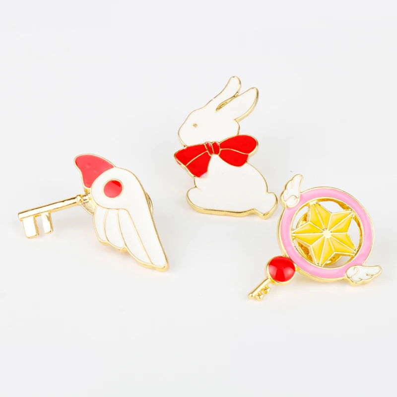 Anime Cartoon Sailor Moon Brooches Cartoon Cute Rabbit Star Stick Sagi Tsukino Transformation Girls Women Bag badges Pins
Anime Cartoon Sailor Moon Brooches Cartoon Cute Rabbit Star Stick Sagi Tsukino Transformation Girls Women Bag badges Pins