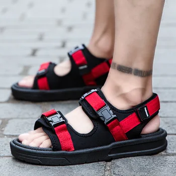 KIPE RANN 2019 Fashion Summer Men Sandals Flat Soft Hard-wearing Beach & Outdoor Sandals Comfortable Outdoor Slippers
KIPE RANN 2019 Fashion Summer Men Sandals Flat Soft Hard-wearing Beach & Outdoor Sandals Comfortable Outdoor Slippers