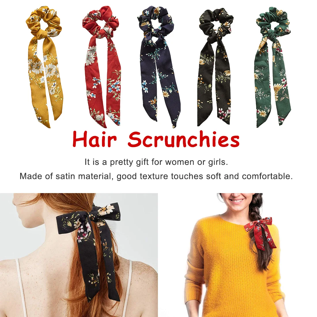 Women Scrunchies Elastic Hair Band Multi-function Bow Hair Ropes Girls Hair Ties Ponytail Holder granny chic Hair Accessories
Women Scrunchies Elastic Hair Band Multi-function Bow Hair Ropes Girls Hair Ties Ponytail Holder granny chic Hair Accessories