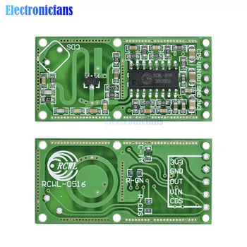 2Pcs RCWL-0516 RCWL 0516 Microwave Radar Sensor Human Sensor Body Sensor Module Induction Switch Module Output 3.3V
2Pcs RCWL-0516 RCWL 0516 Microwave Radar Sensor Human Sensor Body Sensor Module Induction Switch Module Output 3.3V