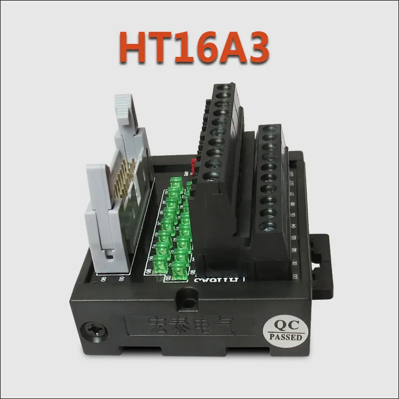 Signal Transfer Module with LED Indicator for I/O Input/Output Transfer HT16A3 of PLC Industrial Control Computer
Signal Transfer Module with LED Indicator for I/O Input/Output Transfer HT16A3 of PLC Industrial Control Computer