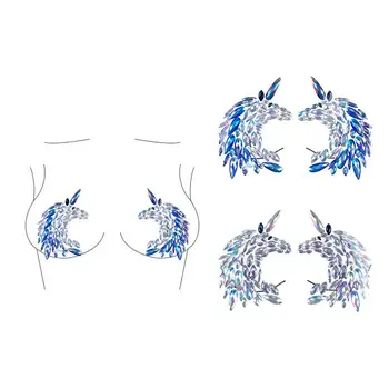 Women Bra Breast Pasties Adhesive Stickers Body Paint Accessories Crystal Nipple Stickers Chest Stickers
Women Bra Breast Pasties Adhesive Stickers Body Paint Accessories Crystal Nipple Stickers Chest Stickers