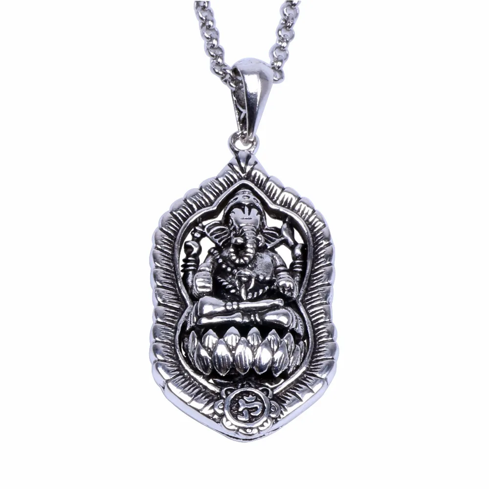 Ganesha Buddha Elephant Pendants Necklace New Fashion Thai Buddhist Spiritual Tibetan Mens Womens Silver Necklace Jewelry Gift
Ganesha Buddha Elephant Pendants Necklace New Fashion Thai Buddhist Spiritual Tibetan Mens Womens Silver Necklace Jewelry Gift