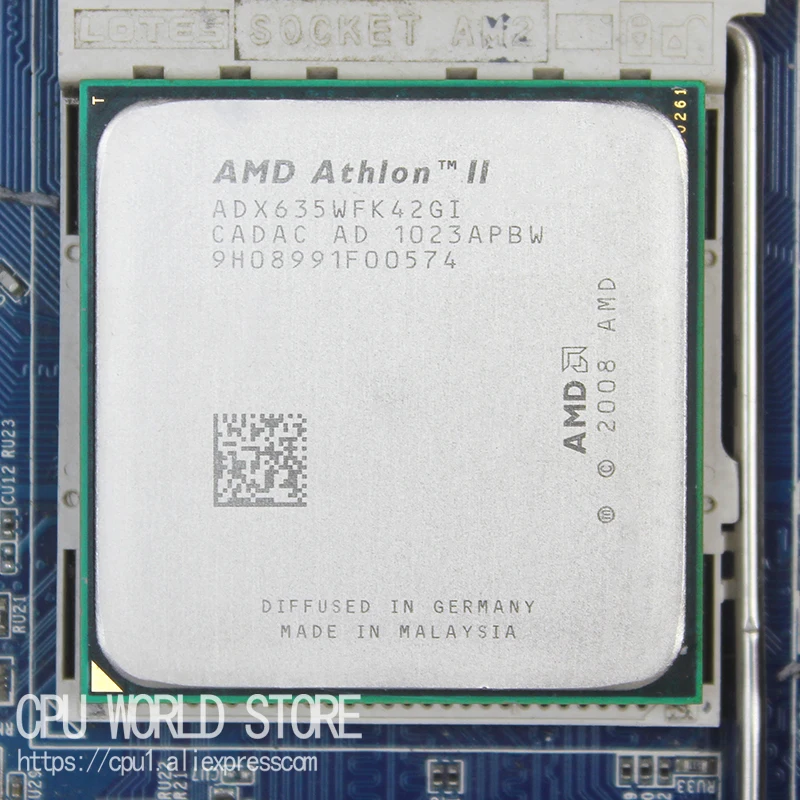 

AMD Athlon II X4 635 Quad-CORE CPU Processor 2.9Ghz/ L2 2M /95W / 2000GHz Socket am3 am2+ 938 pin