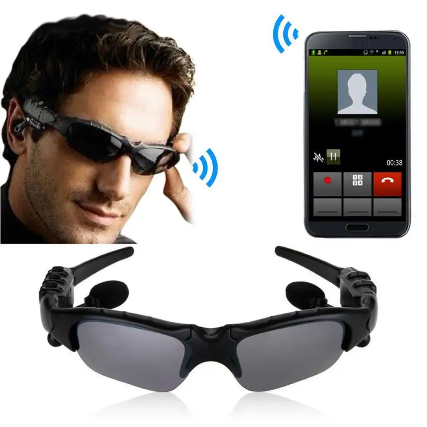 Wireless Bluetooth SunGlasses Headset Headphones Handfree For Phone EARBUDS Glasses Hands-free Talk Phonecall
Wireless Bluetooth SunGlasses Headset Headphones Handfree For Phone EARBUDS Glasses Hands-free Talk Phonecall