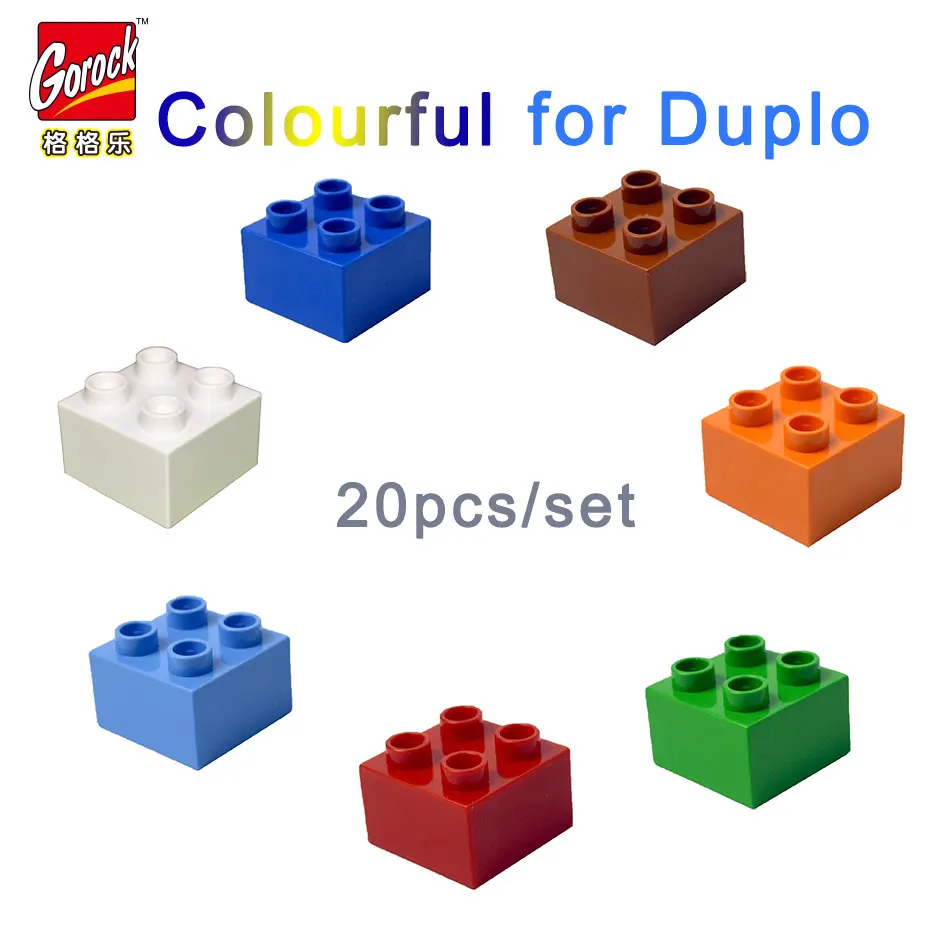 Compatible Duploed Colourful Big Building Blocks square Bulk bricks Educational Bricks Toys For Gift For Baby Kid Birthday Gift
Compatible Duploed Colourful Big Building Blocks square Bulk bricks Educational Bricks Toys For Gift For Baby Kid Birthday Gift