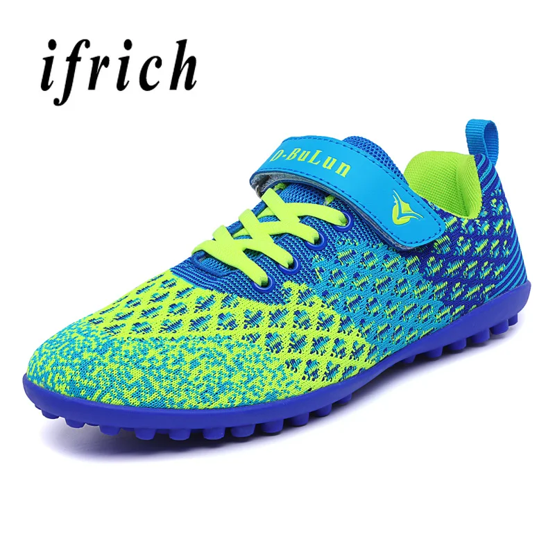 Soccer Kids Shoes Blue Pink Outdoor Football Shoes for Boys Girls Fly Wire Football Sneakers Children Hard-Wearing Soccer Shoes
Soccer Kids Shoes Blue Pink Outdoor Football Shoes for Boys Girls Fly Wire Football Sneakers Children Hard-Wearing Soccer Shoes