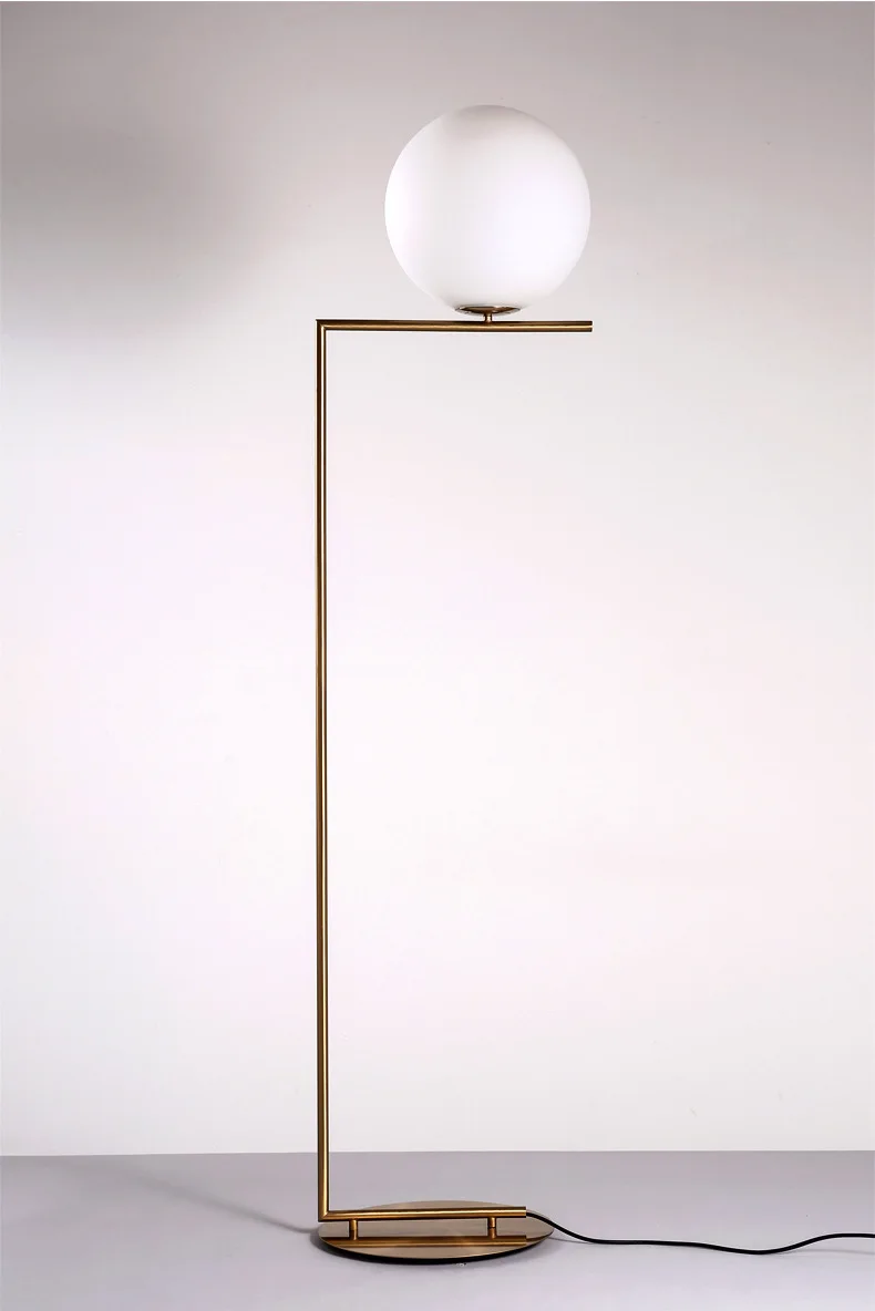 Modern LED Floor Lamp Floor Light Shade Glass Ball Standing Lamp for Bedroom Living Room Gold Designs (21)