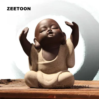 Chinese Handmade Lovely Tea Set Tea Pet Purple Sand Buddha Monk Tea Accessories Home Car Decor Zisha Pottery Ornament Decoration
Chinese Handmade Lovely Tea Set Tea Pet Purple Sand Buddha Monk Tea Accessories Home Car Decor Zisha Pottery Ornament Decoration