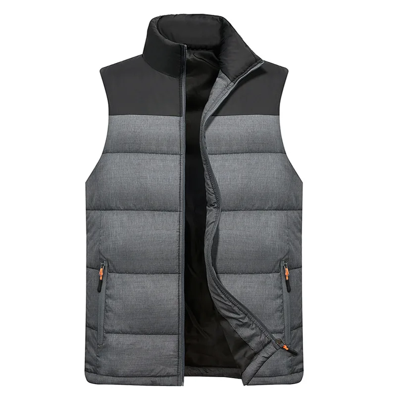 Mens Autumn Sleeveless Jacket and Coats Zipper Multiple pockets Jaqueta Masculina Warm Down Vest Homme Winter Casual Coats 4XL
Mens Autumn Sleeveless Jacket and Coats Zipper Multiple pockets Jaqueta Masculina Warm Down Vest Homme Winter Casual Coats 4XL
