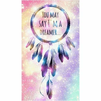 3d diy Diamond painting Cross Stitch kit Diamond Embroidery You May Say I'm A Dreamer home decor mosaic pattern picture KBL
3d diy Diamond painting Cross Stitch kit Diamond Embroidery You May Say I'm A Dreamer home decor mosaic pattern picture KBL