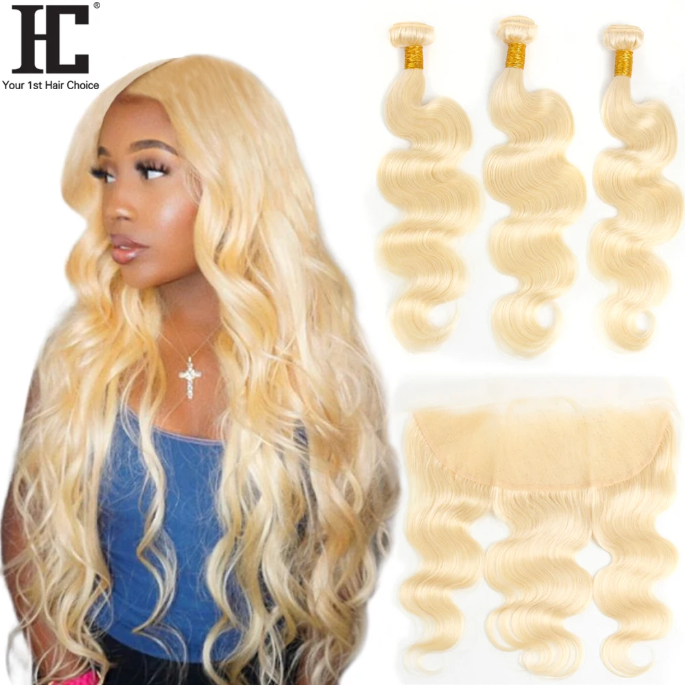 613 Blonde Bundles With Frontal Brazilian Human Hair Weave Body Wave Blonde 3 Bundles With 13x4 Lace Frontal Closure Remy Hair
613 Blonde Bundles With Frontal Brazilian Human Hair Weave Body Wave Blonde 3 Bundles With 13x4 Lace Frontal Closure Remy Hair