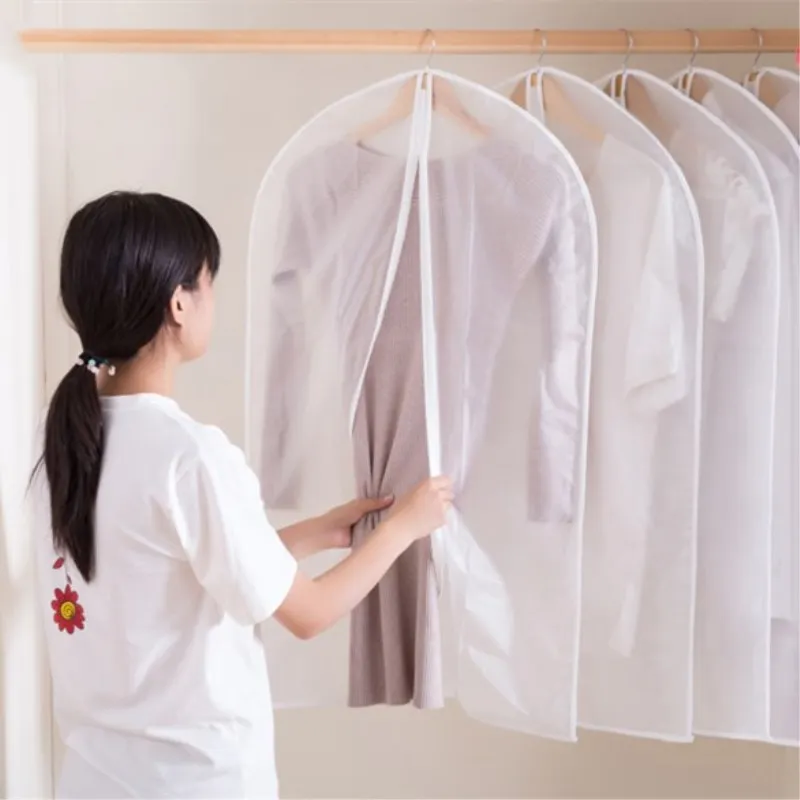 5pcs Waterproof Moisture-proof Transparent Cloth Hanging Organizers Wardrobe Closet Storage Bag Suit Wedding Dress Hanger Holder
5pcs Waterproof Moisture-proof Transparent Cloth Hanging Organizers Wardrobe Closet Storage Bag Suit Wedding Dress Hanger Holder