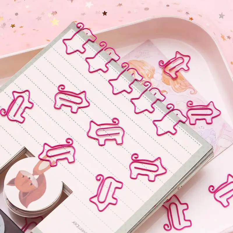 2019 New 4pcs/pack Pig Shaped Metal Paper Clips Home Office Storage School Supplies Cute Pink Paper Clip 20*28mm
2019 New 4pcs/pack Pig Shaped Metal Paper Clips Home Office Storage School Supplies Cute Pink Paper Clip 20*28mm