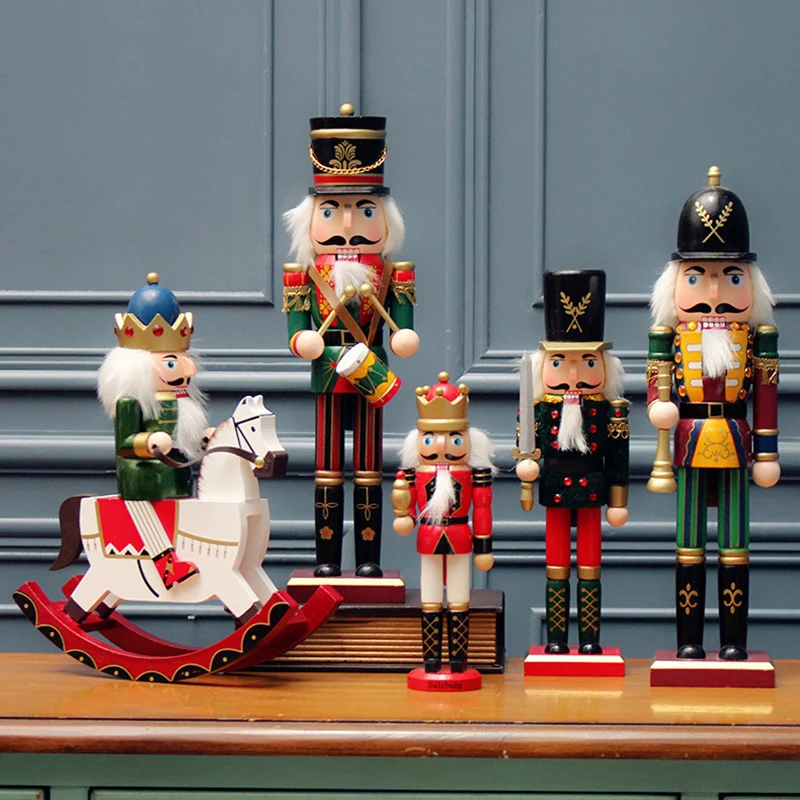 Wholesa New Colorful Wooden Nutcracker Doll Soldier Vintage Handcraft Puppet Decorative Ornament Home Decoration Christmas Gifts
Wholesa New Colorful Wooden Nutcracker Doll Soldier Vintage Handcraft Puppet Decorative Ornament Home Decoration Christmas Gifts