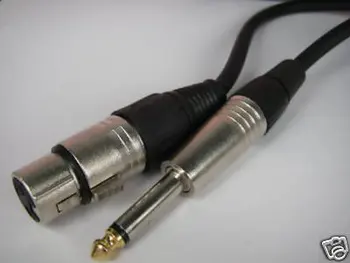 10 1/4" Male Mono TS to XLR Female Speaker Cable 2m 610