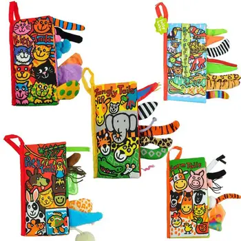 Cartoon Cloth Book Stereo Animal Tails Baby Children Bed Decoration Early Educational Toy Christmas Gift
Cartoon Cloth Book Stereo Animal Tails Baby Children Bed Decoration Early Educational Toy Christmas Gift