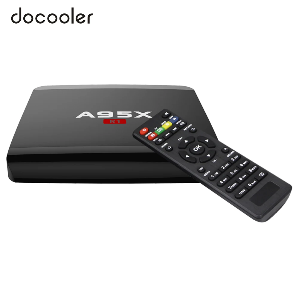 

A95X R1 Smart TV BOX Android TV Box Android 7.1 RK3229 Quad Core UHD 4K Mini PC WiFi & LAN VP9 DLNA H.265 HD 2.0 Media Player