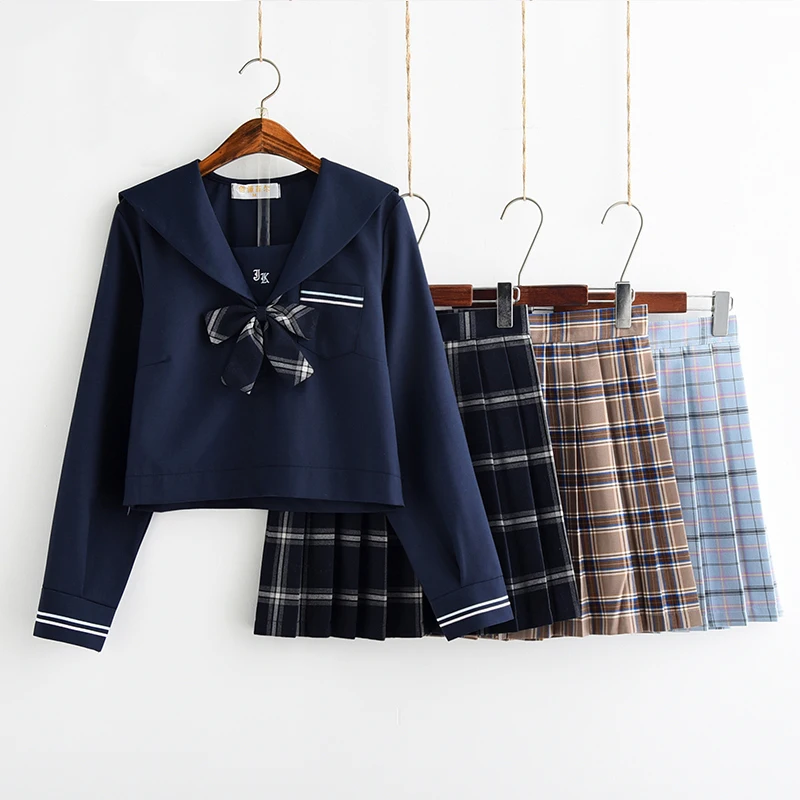 UPHYD School Uniforms England Plaid Skirt And Top Sailor Suits S-3XL Student JK Uniforms Anime Cosplay Costumes
UPHYD School Uniforms England Plaid Skirt And Top Sailor Suits S-3XL Student JK Uniforms Anime Cosplay Costumes