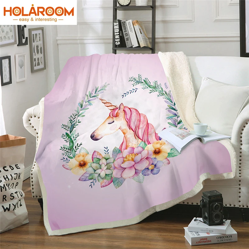 Cartoon Unicorn Pattern Bedspread blanket Super Soft Blanket for Sofa Winter Keep Warm Thickened double-layer blanket 150x200cm
Cartoon Unicorn Pattern Bedspread blanket Super Soft Blanket for Sofa Winter Keep Warm Thickened double-layer blanket 150x200cm
