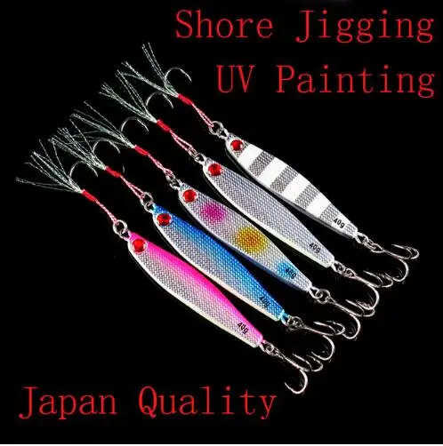 Japan Quality Lurekiller Shore Jigging Lure Lead Fish Metal Jig Saltwater Jigs 40g/60g/80g/100g
Japan Quality Lurekiller Shore Jigging Lure Lead Fish Metal Jig Saltwater Jigs 40g/60g/80g/100g